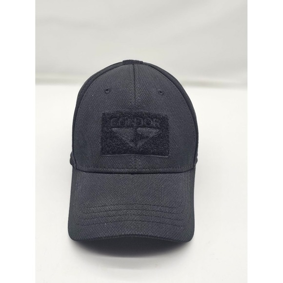 Condor Other - Condor Tactical Hat Cap Flexfit Size L-XL Black Hook N Loop Patch Back /Top